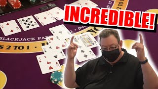 🔥INCREDIBLE RUN!🔥 10 Minute Blackjack Challenge – WIN BIG or BUST #129