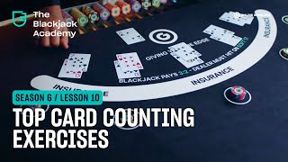 Exercises to learn card counting fast – (S6L10 – The Blackjack Academy)