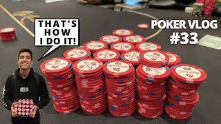 HOW TO BEAT & EXPLOIT PLAYERS CONSISTENTLY at 1/3 NLH CASH GAME | Poker Profit Vlog #34