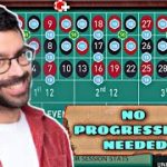 Very Interesting roulette trick || no progression needed || roulette strategy