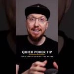Quick Poker Tip: Paired Board On The Turn #Shorts