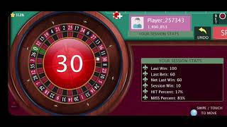 Casino Roulette Strategy for six numbers split with the dozen cover Great Winning Slow Risk