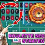 Roulette sequence strategy || Roulette strategy pro