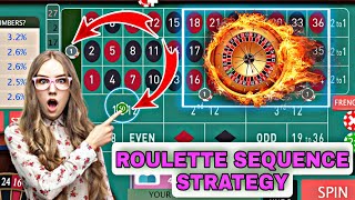 Roulette sequence strategy || Roulette strategy pro