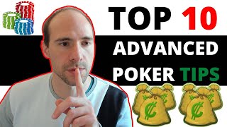 10 Advanced Online Poker Tips the Pros Don’t Want You to Know