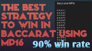 How to beat Baccarat using 4 bet sequence and stop | Session 9