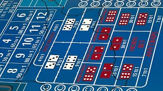 Live Craps Practice – s.115 – The Power Press and Pull Strategy – AND THEN …. BOOM