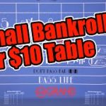 Conservative Small Bankroll Craps Strategy