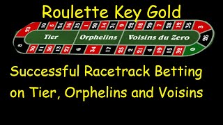 Betting on Voisins,Tiers, Orphelins and Neighbours using Roulette Key Gold at W H Penny Roulette