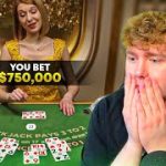 Betting $750,000 on BLACKJACK in 20 minutes