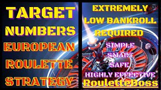 Target numbers roulette strategy | Roulette boss