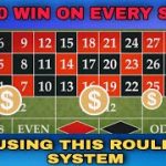 $10 Win On Every Spin By Using This Roulette Strategy