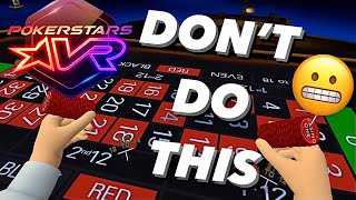 The Roulette Strategy NO ONE Should Use – Pokerstars VR #roulettestrat #pokerstars #vr