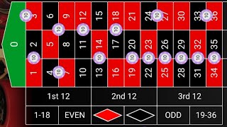 Winning Roulette Strategy | No progression Tricks on roulette secret