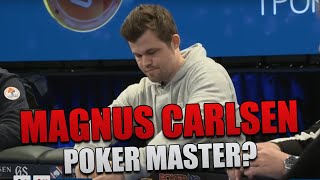 HUGE BLUFF from Magnus Carlsen! World Chess Champion takes on Poker