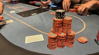 I OVER BET RIVER AND REALIZE I MISREAD MY HAND! $5/$10/$20 at BELLAGIO Poker Vlog | C2B Ep 94