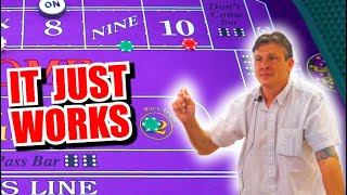 🔥IT JUST WORKS!🔥 30 Roll Craps Challenge – WIN BIG or BUST #146