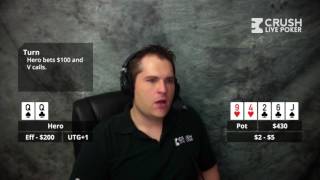 Poker Strategy: Playing QQ in an Inflated Pot with Short Stacks