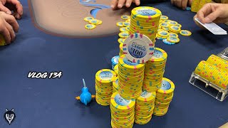 SETS & STRAIGHT FLUSH AT PLAYERS CASINO VENTURA?!  | Poker Vlog #134