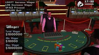 GTA San Andreas – Winning at Blackjack 10mil – highroller