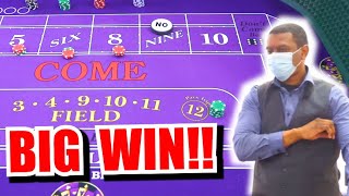 🔥ALL THE WAY UP!🔥 30 Roll Craps Challenge – WIN BIG or BUST #148