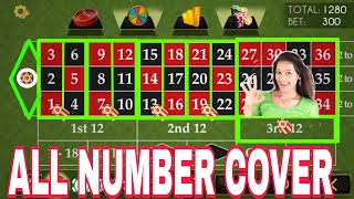 Roulette All Number Cover || Roulette Best Winning   Strategy