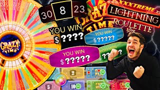 Big Bets On XXXTreme Roulette & Crazy Time Does It Pay???