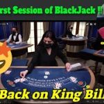 King Billy BlackJack Online Session 12-13-2021: Basic Strategy, Card Counting and True Count!