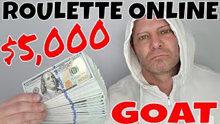 Roulette Online- Christopher Mitchell Plays Live Roulette With A $5,000 Bankroll.