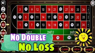 Roulette Suitable No Double Betting Strategy || Roulette Win Method
