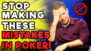 2 HUGE Postflop MISTAKES To AVOID