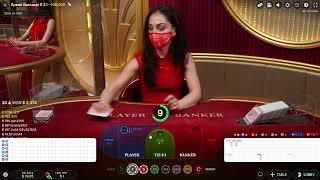 Baccarat Live session 2 using different strategy