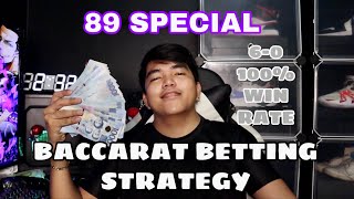 BACCARAT TIPS | 89 SPECIAL | BETTING STRATEGY