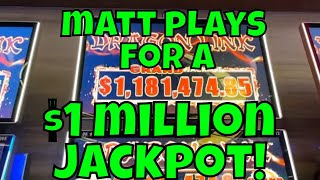 Matt Plays a Dragon Link Slot Machine With a $1 Million Jackpot!