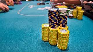 WE FLOP A SET AND OUR OPPONENT KEEPS BETTING! Poker Vlog | Close 2 Broke Ep. 99