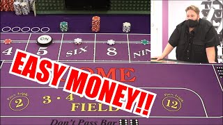 🔥EASY MONEY?🔥 30 Roll Craps Challenge – WIN BIG or BUST #112