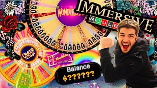 $4,000 VS Wonderland Roulette & Crazy Time!