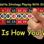 Popular Roulette Strategy Playing With Straight Bets. This Is How You Win!!!