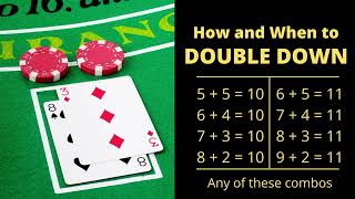 How to Master Blackjack – Learn How to Play and Win | Double – Down on the First Two Cards