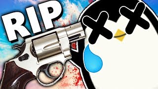 PENGUIN PLAYS RUSSIAN ROULETTE?! | Learn to Fly 3