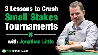 How to CRUSH Small Stakes Tournaments! [3 LESSONS]