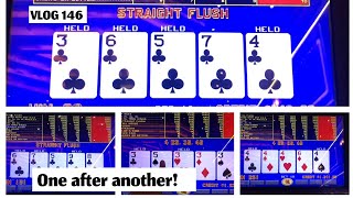 More hands than I’ve had all Year! High Limit Video Poker VLOG 146