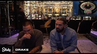 Drake Plays Roulette & Blackjack on Stake & Wins BIG!
