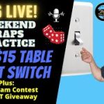 The Light Switch Craps Strategy on a $15 min Craps Table