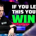 Learn This POKER SECRET