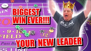 🔥BIGGEST WIN EVER! NEW LEADER!🔥 30 Roll Craps Challenge – WIN BIG or BUST #158