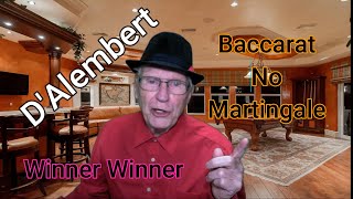Baccarat Win Win D’Alembert new