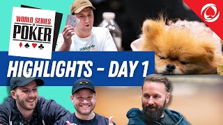 NEGREANU TURNS UP FOR DAY 1 | WSOP 2022