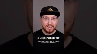 Quick Poker Tip: Do You Attack SB limps? #Shorts