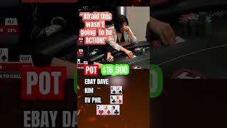 BLUFFING On The FLOP for $5,000 Pot! 💰🤮 #shorts #poker